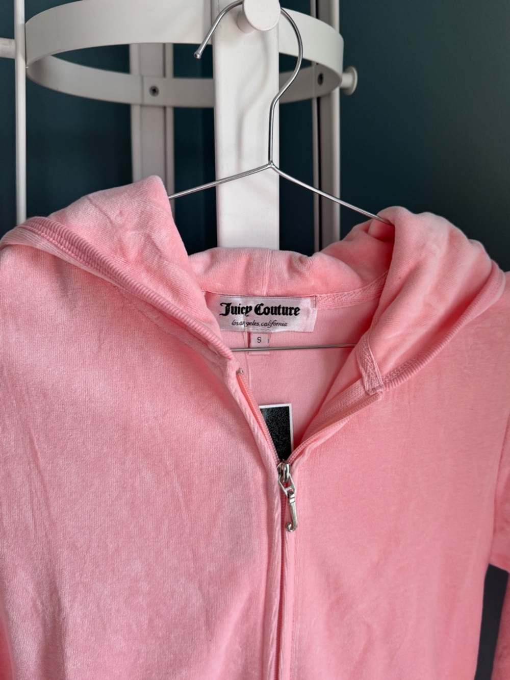 SOLD❣️NWT Juicy Couture Pink Velour Tracksuit Set Y2K Rhinestone S - Picture 6 of 10